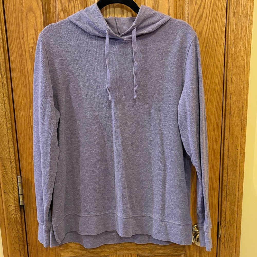 Old Navy Lavender Hooded Pullover Sweatshirt